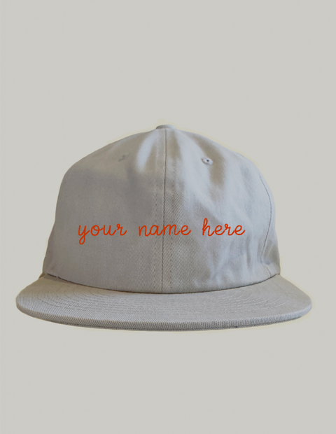 Personalized Embroidered Unisex Adult Cap NEW: UP TO TWO LINES OF TEXT (8116025131229)