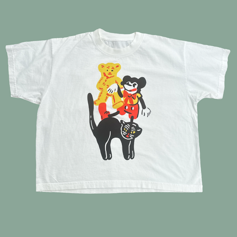 The Gang's All Here Wide Tee - WOMEN’S— Off White PREORDER
