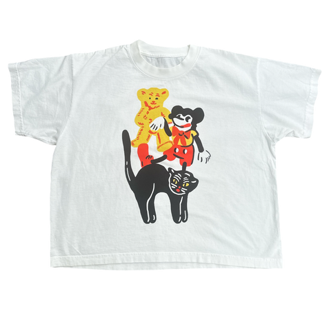 The Gang's All Here Wide Tee - WOMEN’S— Off White PREORDER