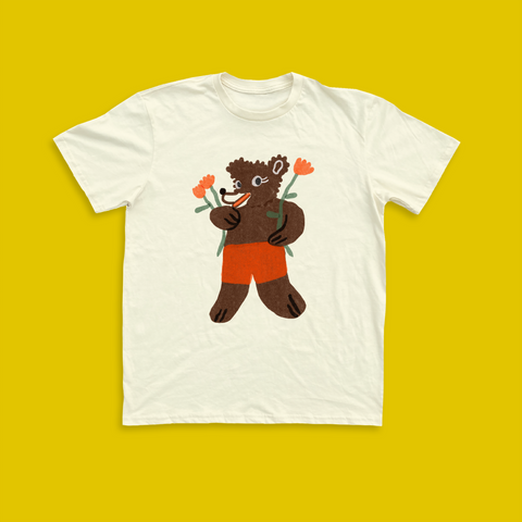 Honeybear Unisex Tee Cream