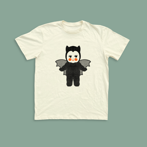 Little Bat Unisex Tee - Cream PREORDER