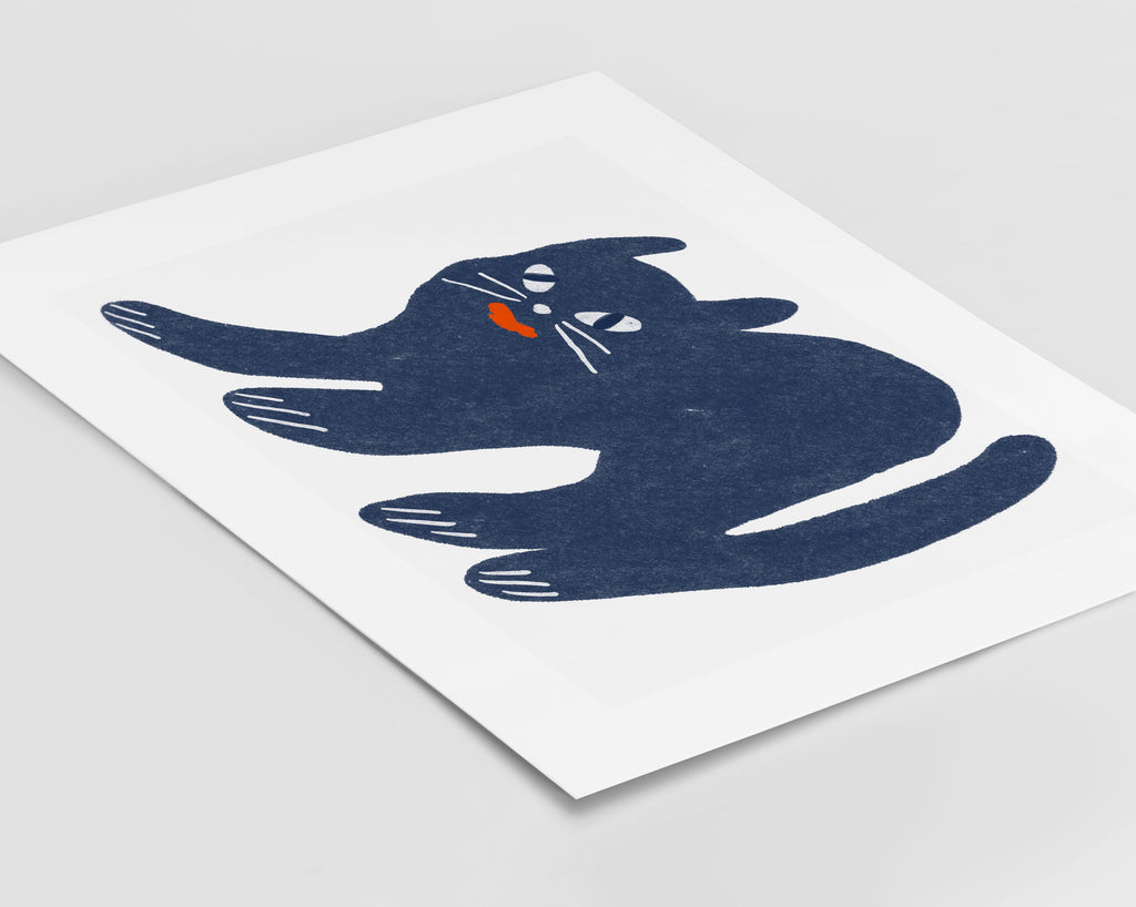 Odin Blue Cat Print (8108902383837)