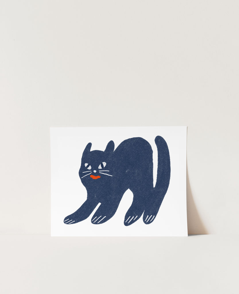 Odin Blue Cat Print (8108902383837)
