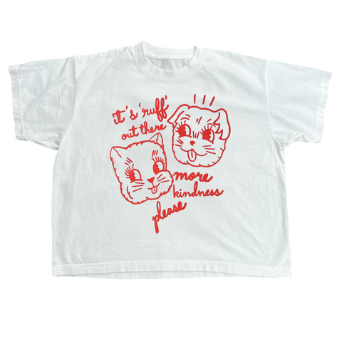 Ruff Out There Wide Tee - WOMEN’S— Off White PREORDER