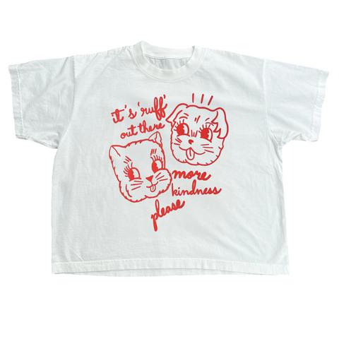 Ruff Out There Wide Tee - WOMEN’S— Off White PREORDER
