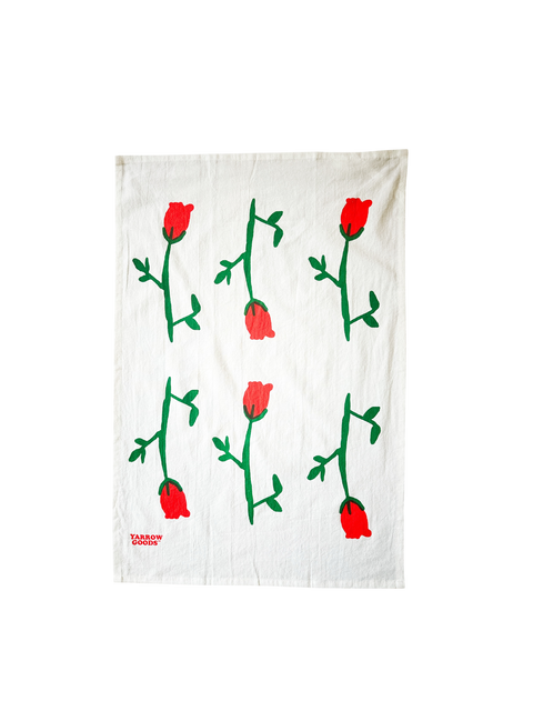 Roses Tea Towel