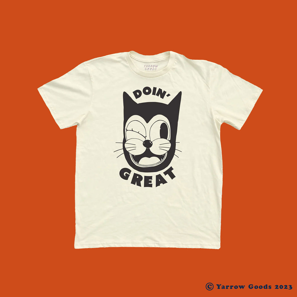 "Doin' Great" Unisex Tee - Cream Classic Edition © (7704978424029)