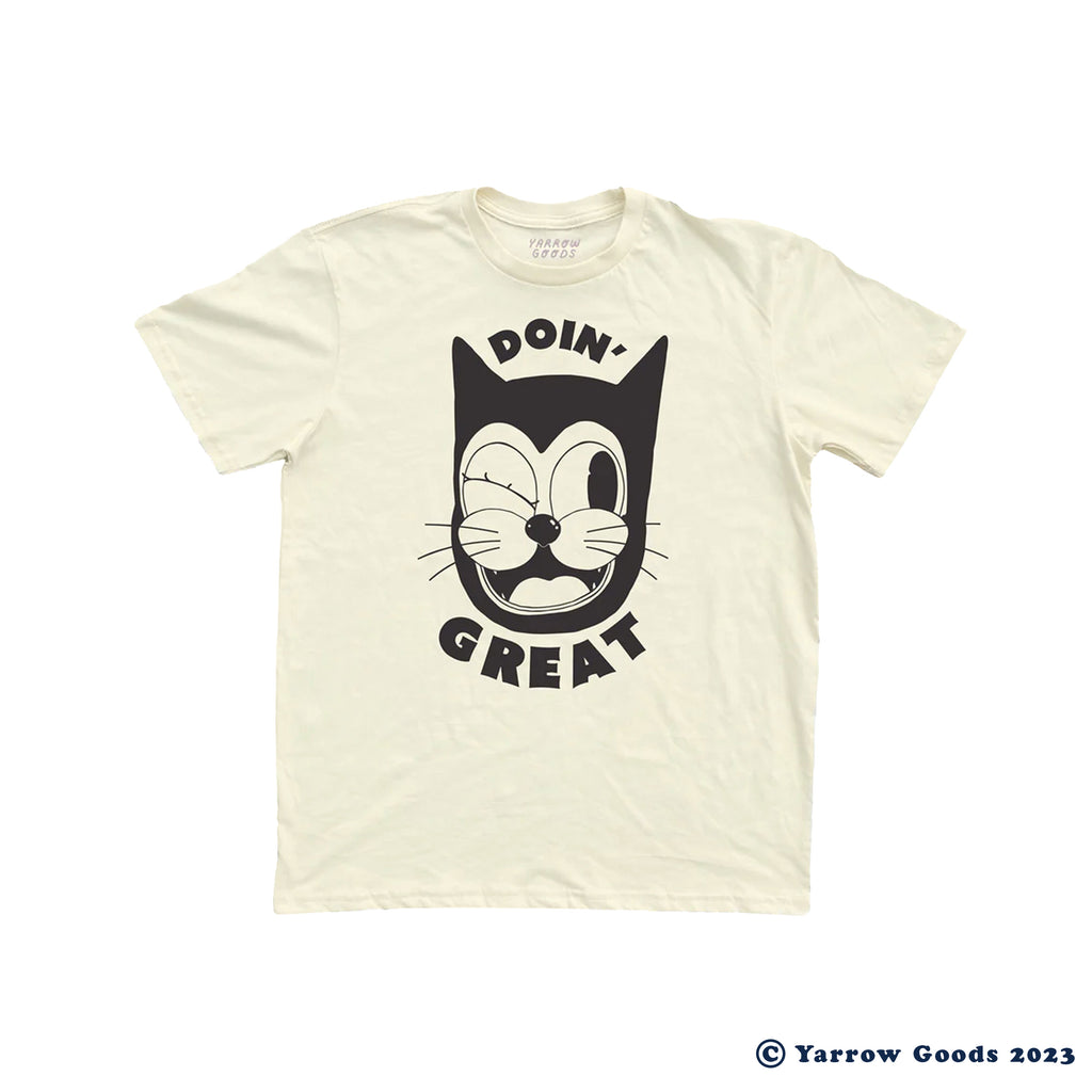 "Doin' Great" Unisex Tee - Cream Classic Edition © (7704978424029)
