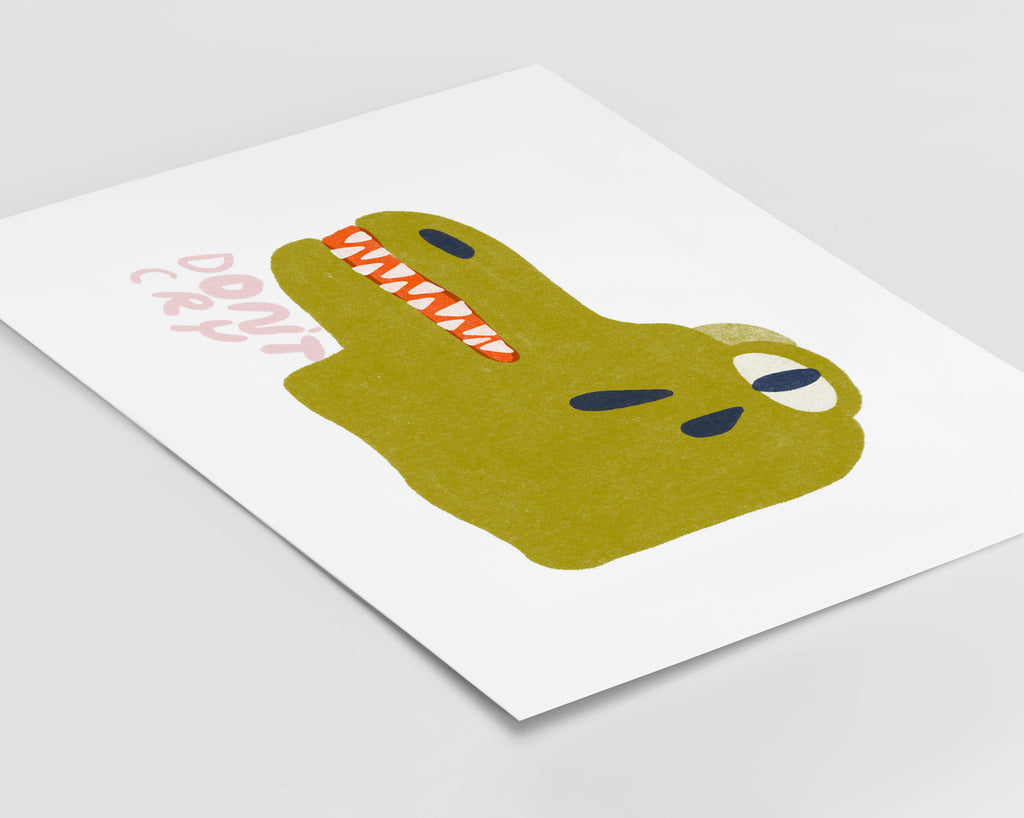 Don't Cry Alligator Print (8108908151005)