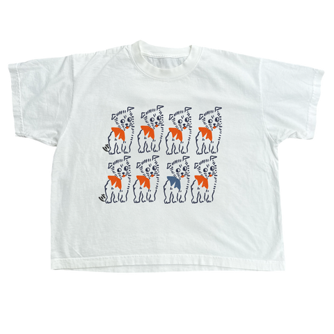Festive Dog Tee - WOMEN’S— Off White