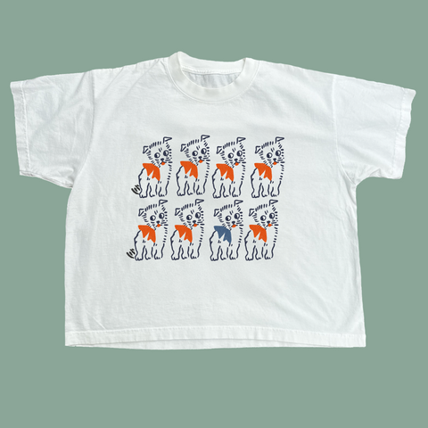 Festive Dog Tee - WOMEN’S— Off White