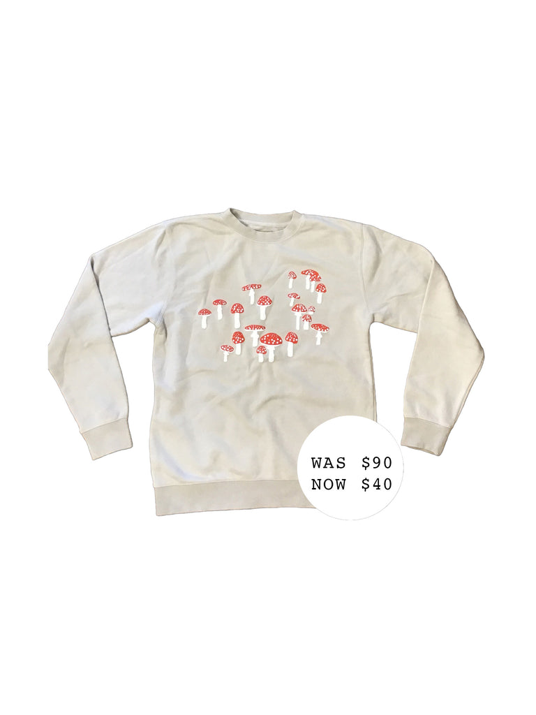 Mushlove Sweatshirt  Ivory- SAMPLE SALE (8243267338461)