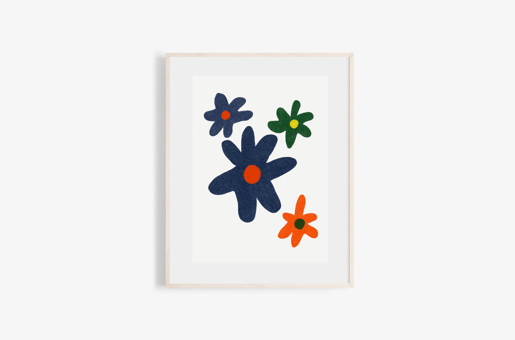 Navy Flower Print (8108860211421)