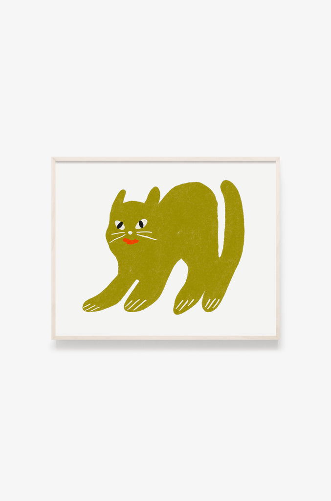 Odin Yellow Cat Print (8108899270877)