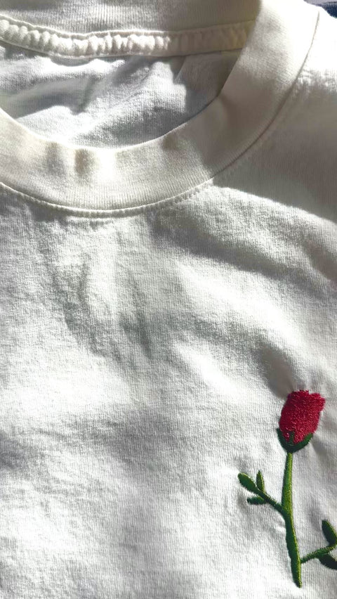 Rose Wide Tee - Women's Off White PREORDER