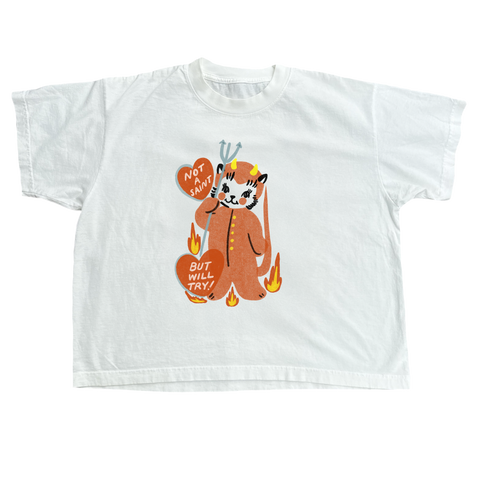 Not A Saint - WOMEN’S— Off White PREORDER