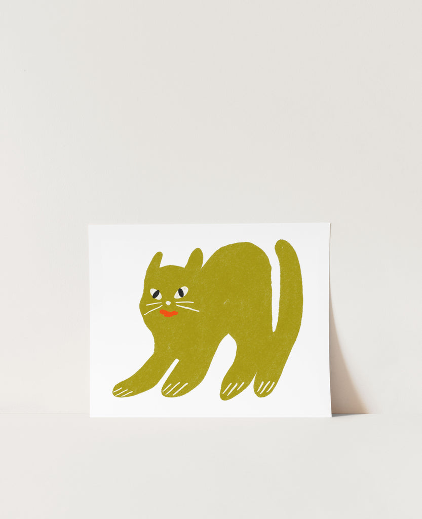 Odin Yellow Cat Print (8108899270877)